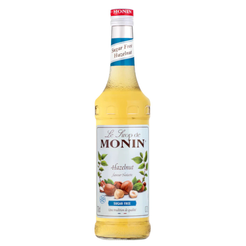 MONIN HAZELNUT SUGAR FREE 6 X 70 CL
